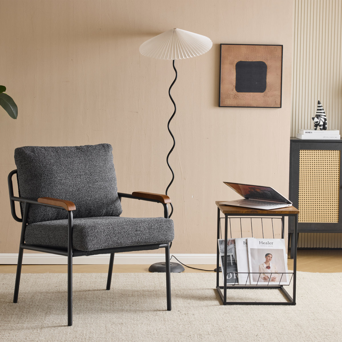 Lemley Modern Accent Chair Armchair For Living Room,Bedroom